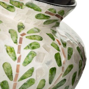Botanical Mosaic Flower Vase I Viettimecraft - KT0073