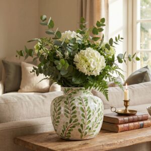 Botanical Mosaic Flower Vase I Viettimecraft - KT0073