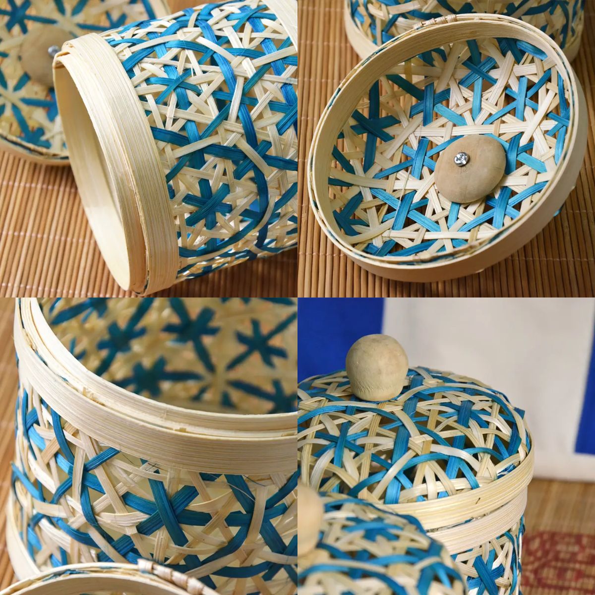 Bamboo Storage Box with Lid Wholesale | Handmade Bamboo Gift Box Vietnam