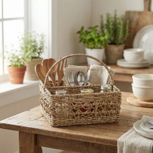 Seagrass Utensil Holder Wholesale Vietnam Manufacture