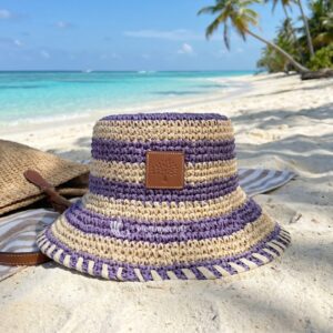 Bucket Paper Rope Fashion Hat - GI00054 I Viettimecraft