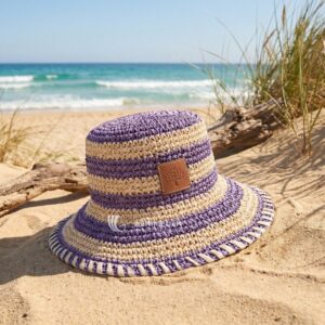 Bucket Paper Rope Fashion Hat - GI00054 I Viettimecraft