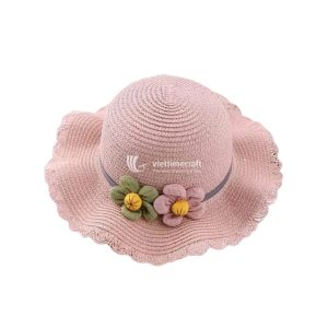 Paper Rope Straw Hat for Kids - GI00065 I Viettimecraft