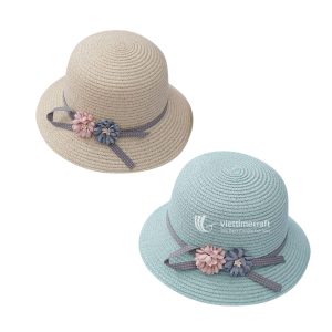 Paper Rope Straw Hat for Kids - GI00065 I Viettimecraft