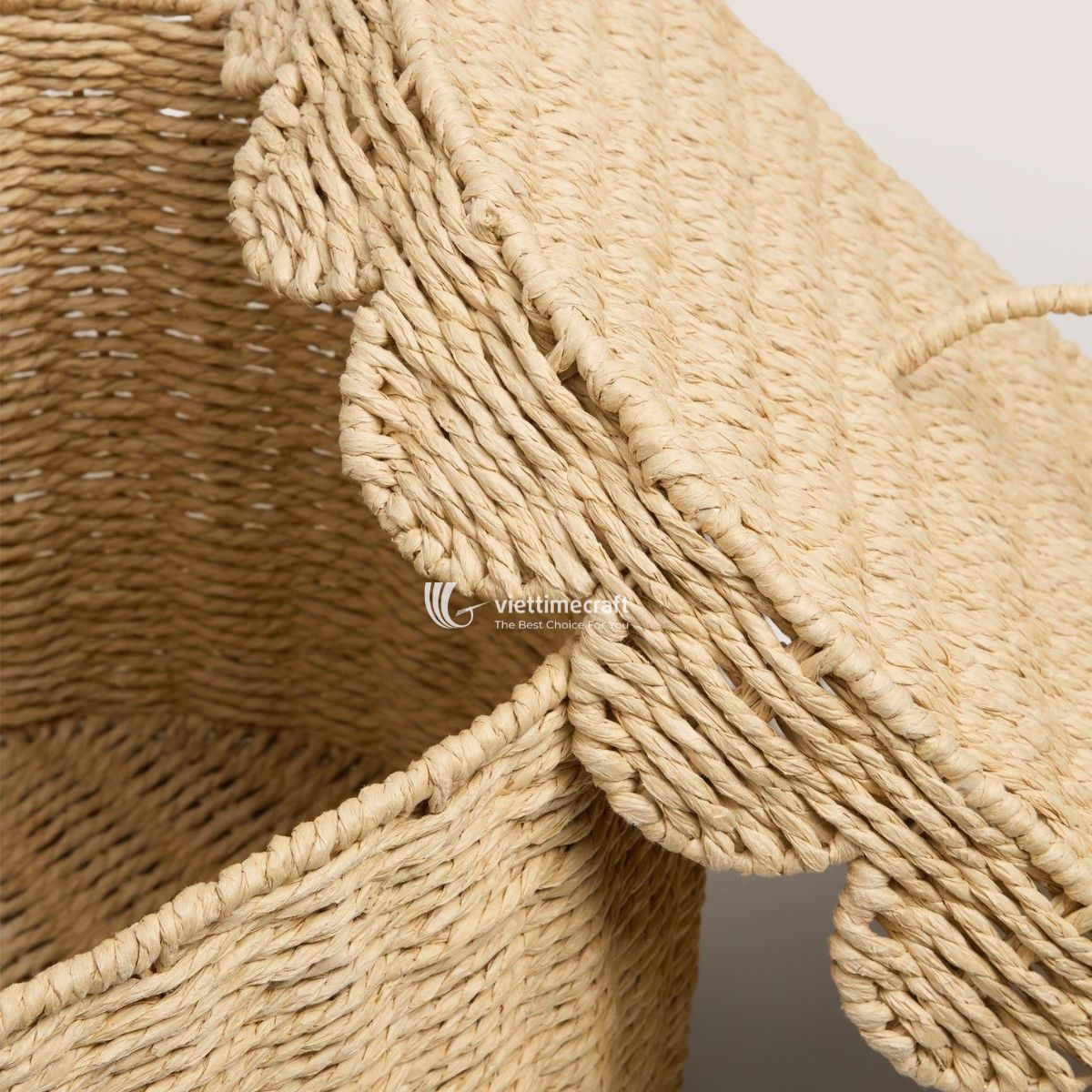 Straw Laundry Basket With Lid, Sea Vibe Wholesale From Vietnam