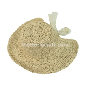 Handmade Beach Hat for Women, Trendy Wholesale Summer Straw Hat - GI00053
