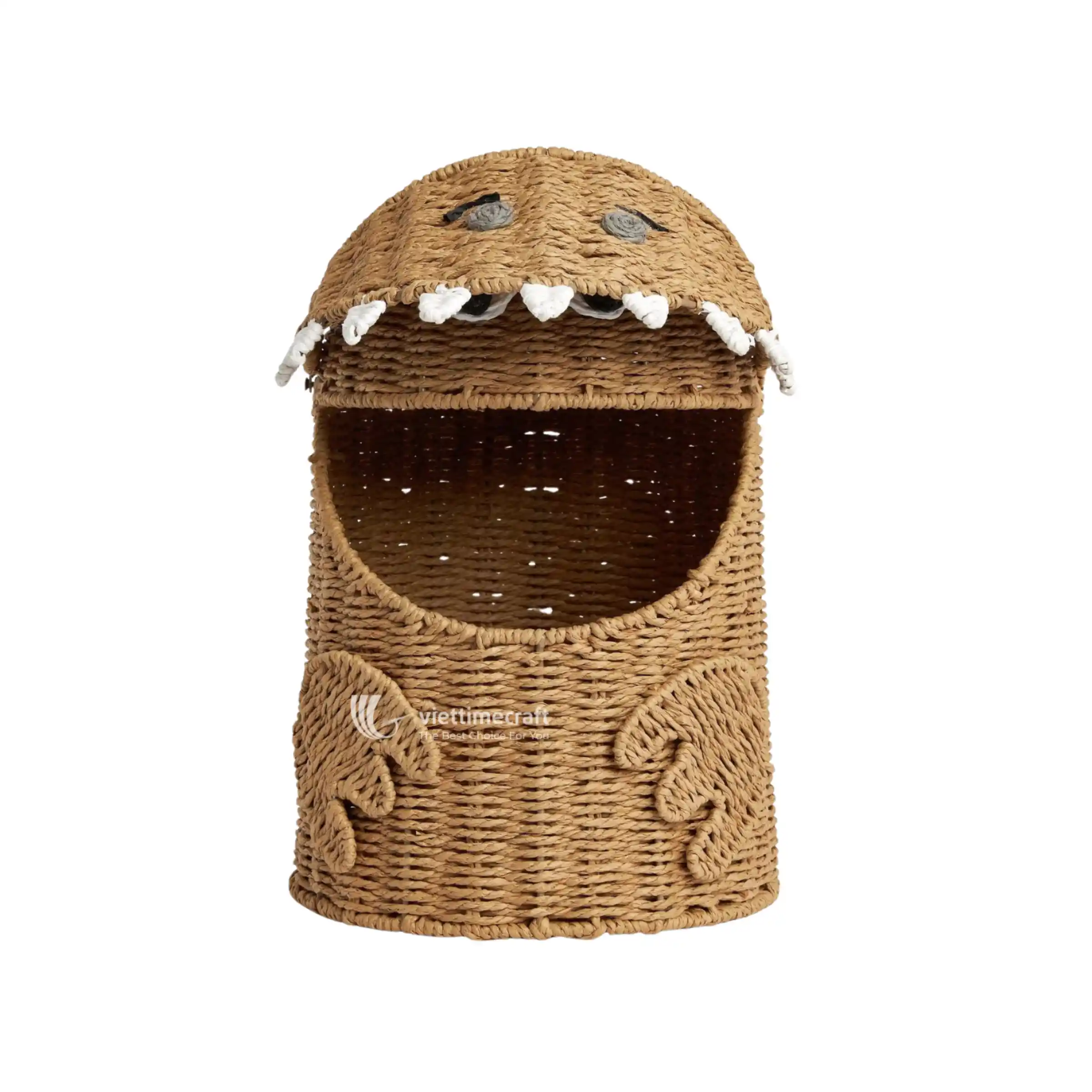 Viettimecraft Dinosaur Wicker Basket For Nursery