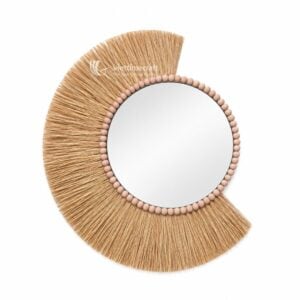 Wicker Mirror I Viettimecraft