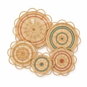 Floral Wicker Wall Art I Viettimecraft