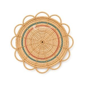 Floral Wicker Wall Art I Viettimecraft