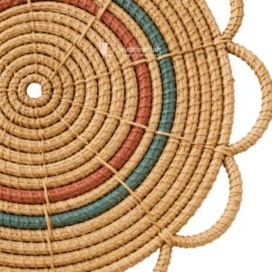 Floral Wicker Wall Art I Viettimecraft