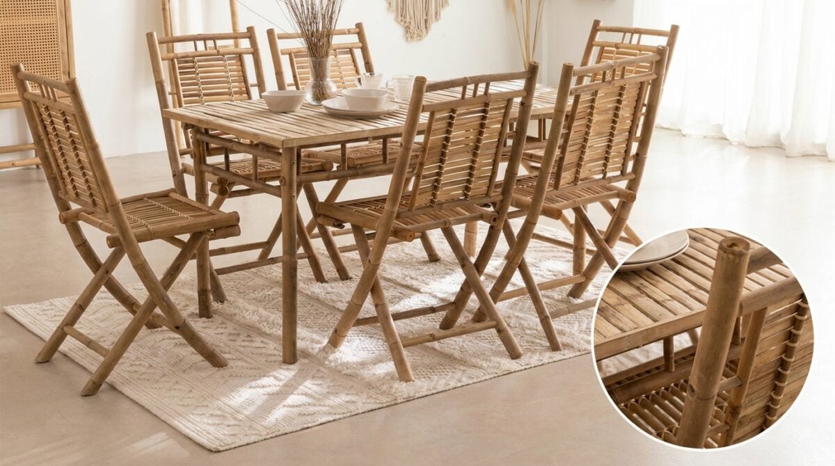 Bamboo Dining Tables I Viettimecraft