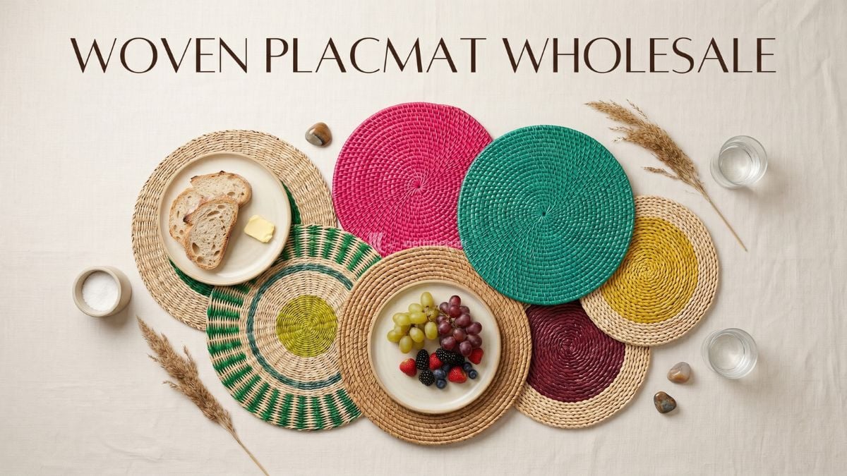 Woven Placemat/ Woven Table Mat From Vietnam Handicraft Manufacturer