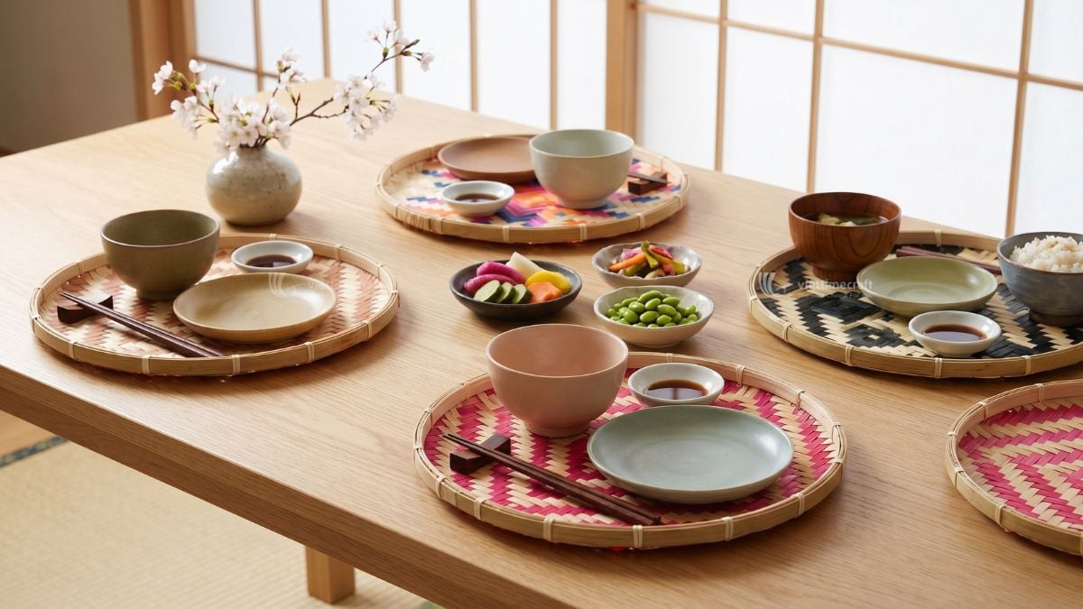 Vietnam manufacturer producing high-quality bamboo trays
