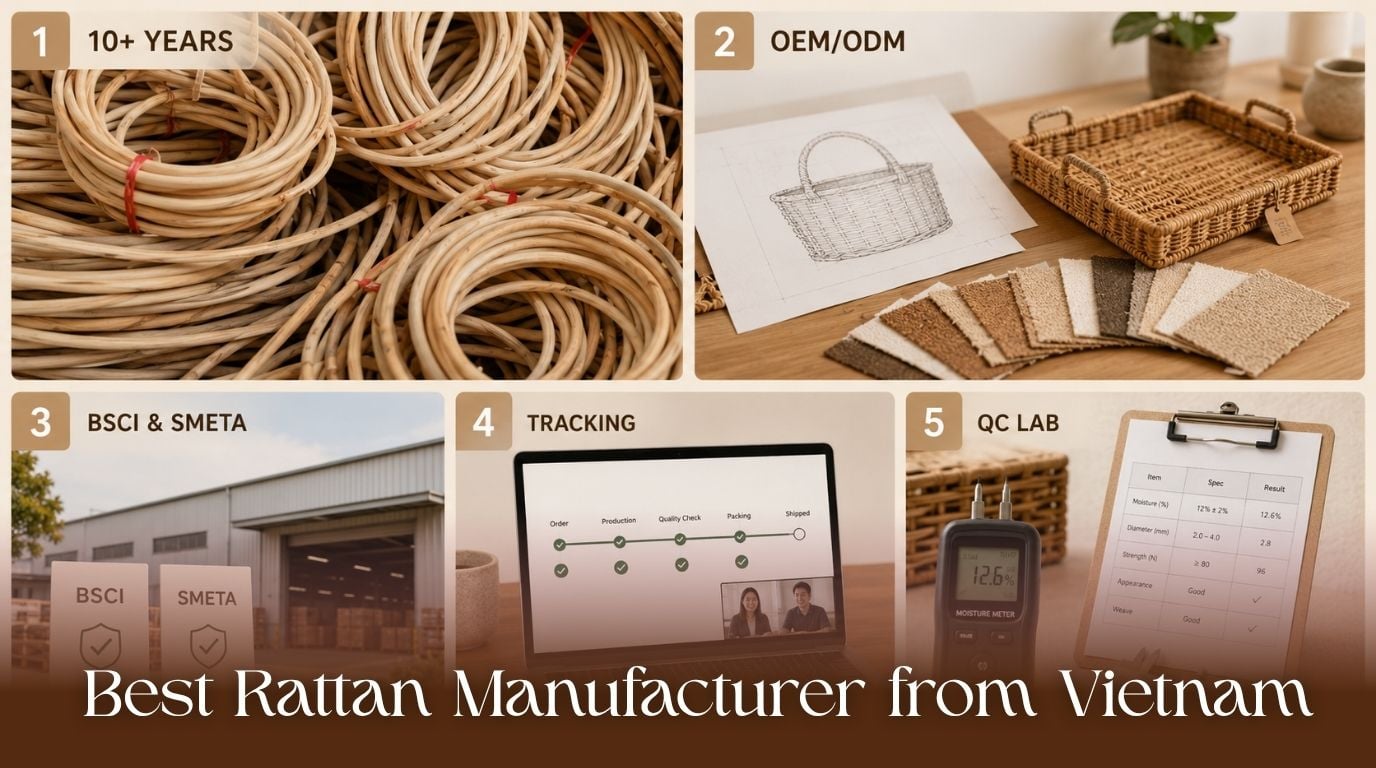 Best Rattan Manufacturer from Vietnam