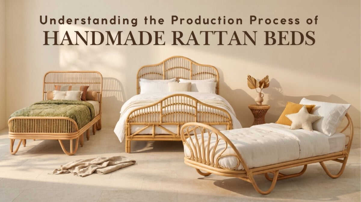 Homemade Rattan Bed I Viettimecraft