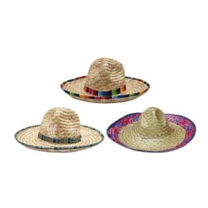 Mexican Hat Colorful Straw Sombrero