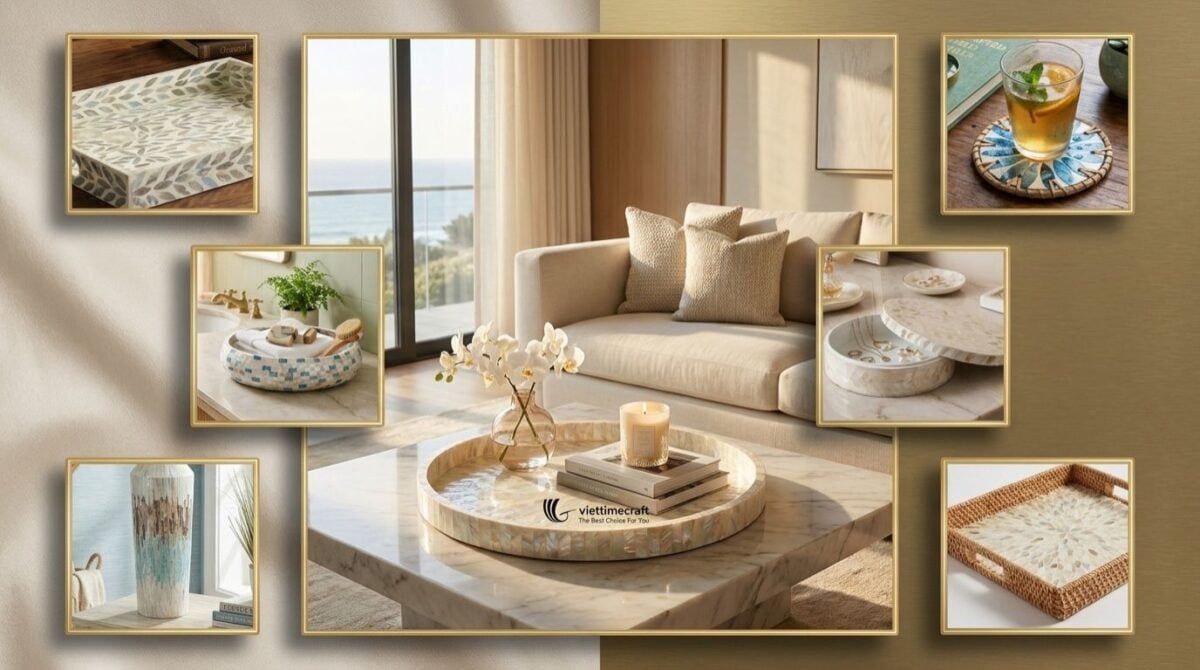 Luxury Mother of Pearl Home Accessories Craftsmanship