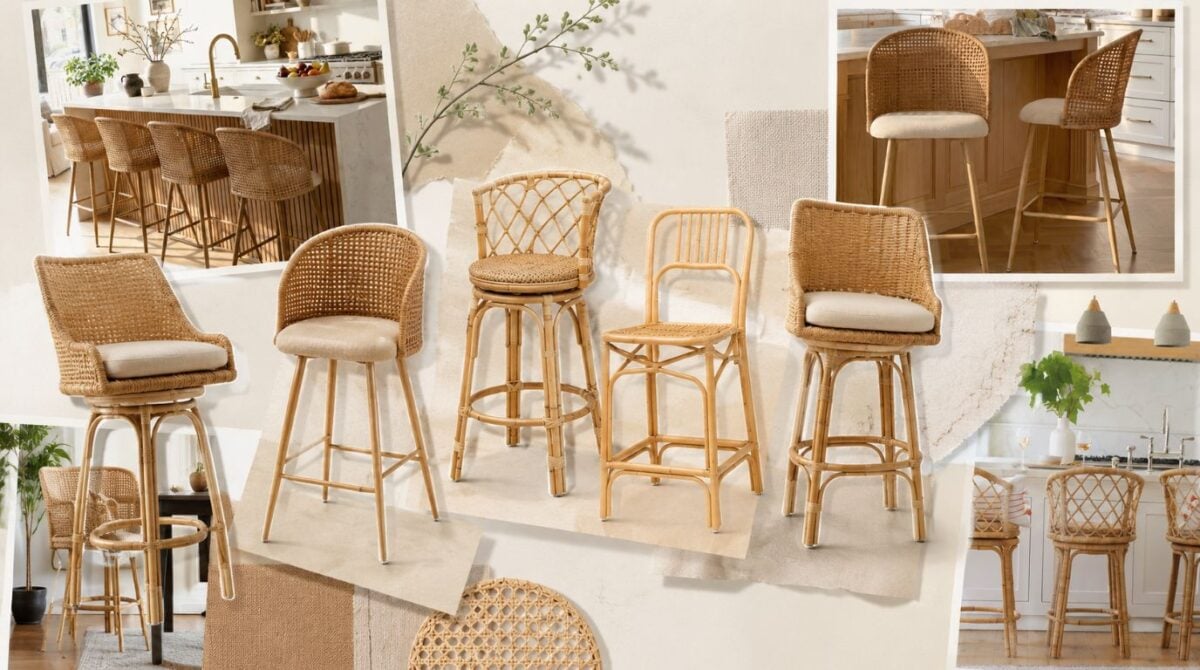 Vietnam Rattan Bar Stools
