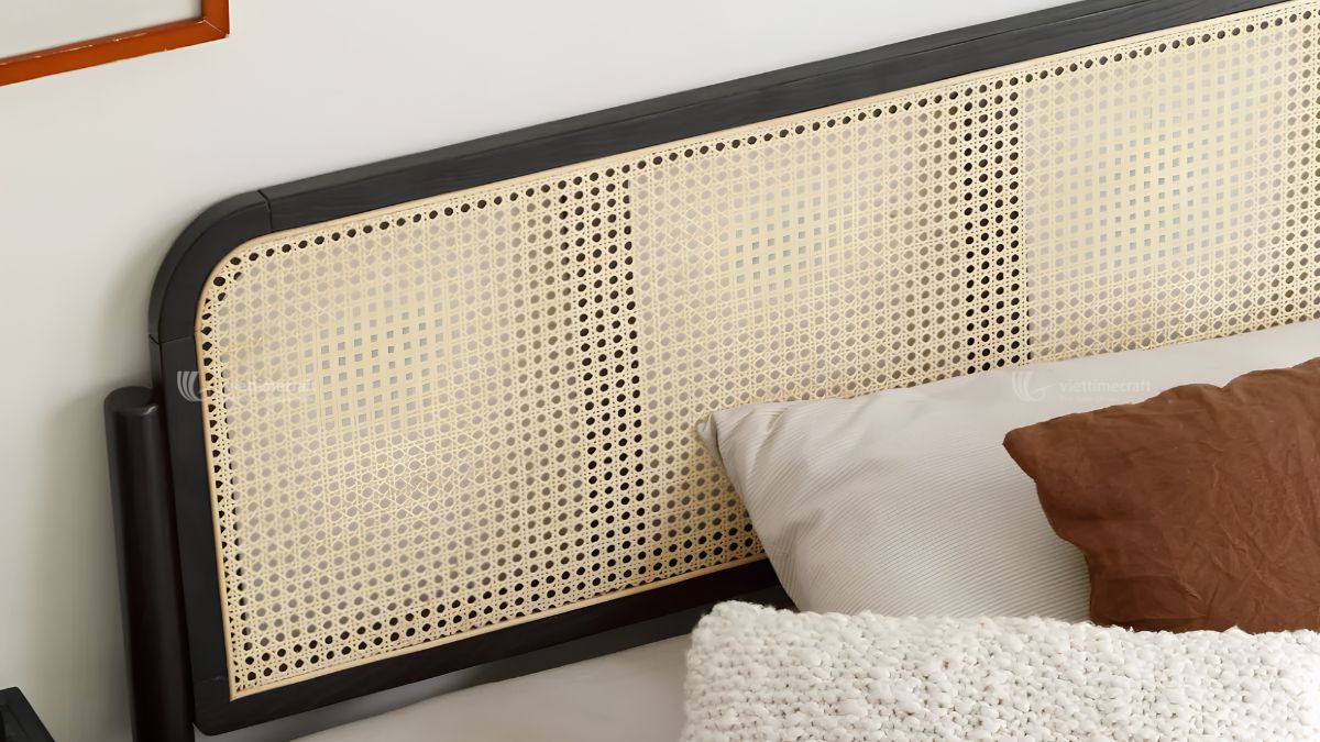 Vietnam manufacturer of handcrafted rattan headboards
