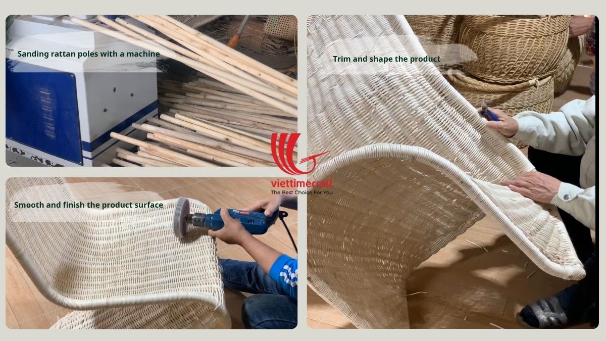 Three of the many production processes documented by Viettimecraft