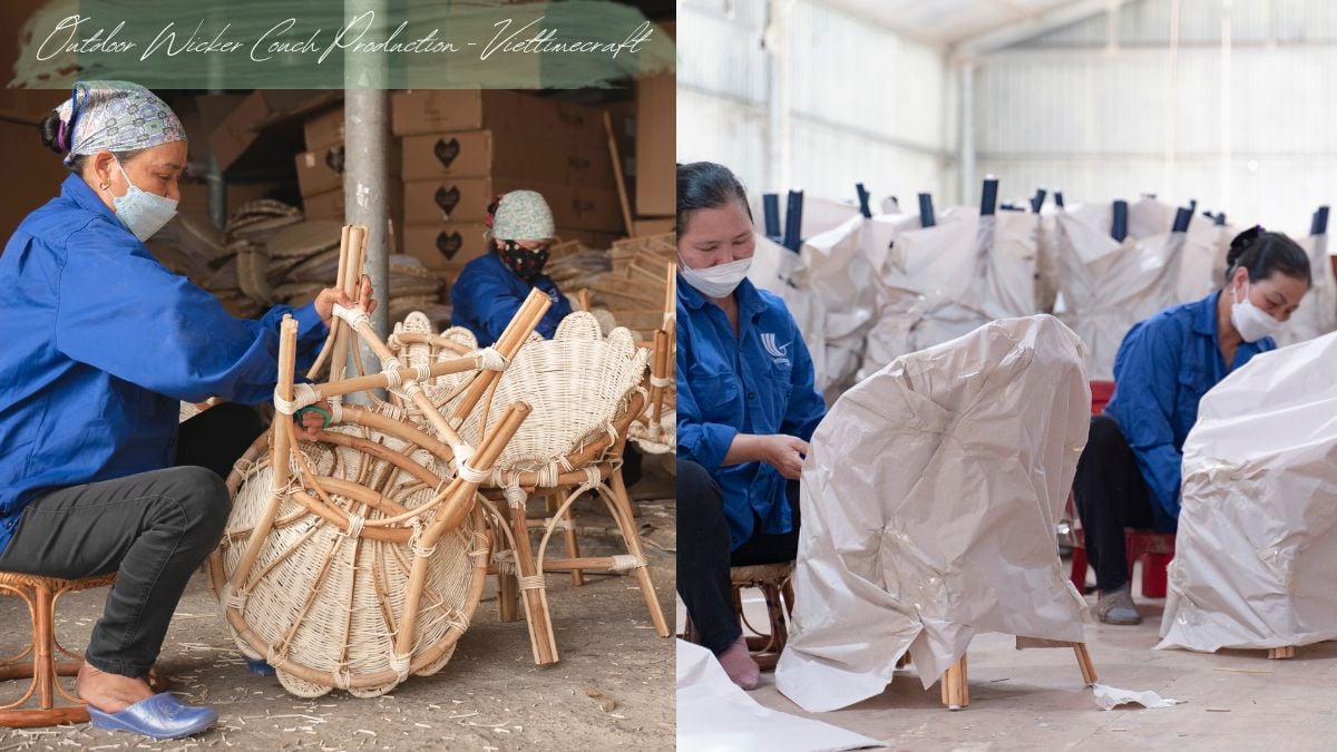 Each Outdoor Wicker Couch is handcrafted by skilled artisans and undergoes strict quality control before shipment.