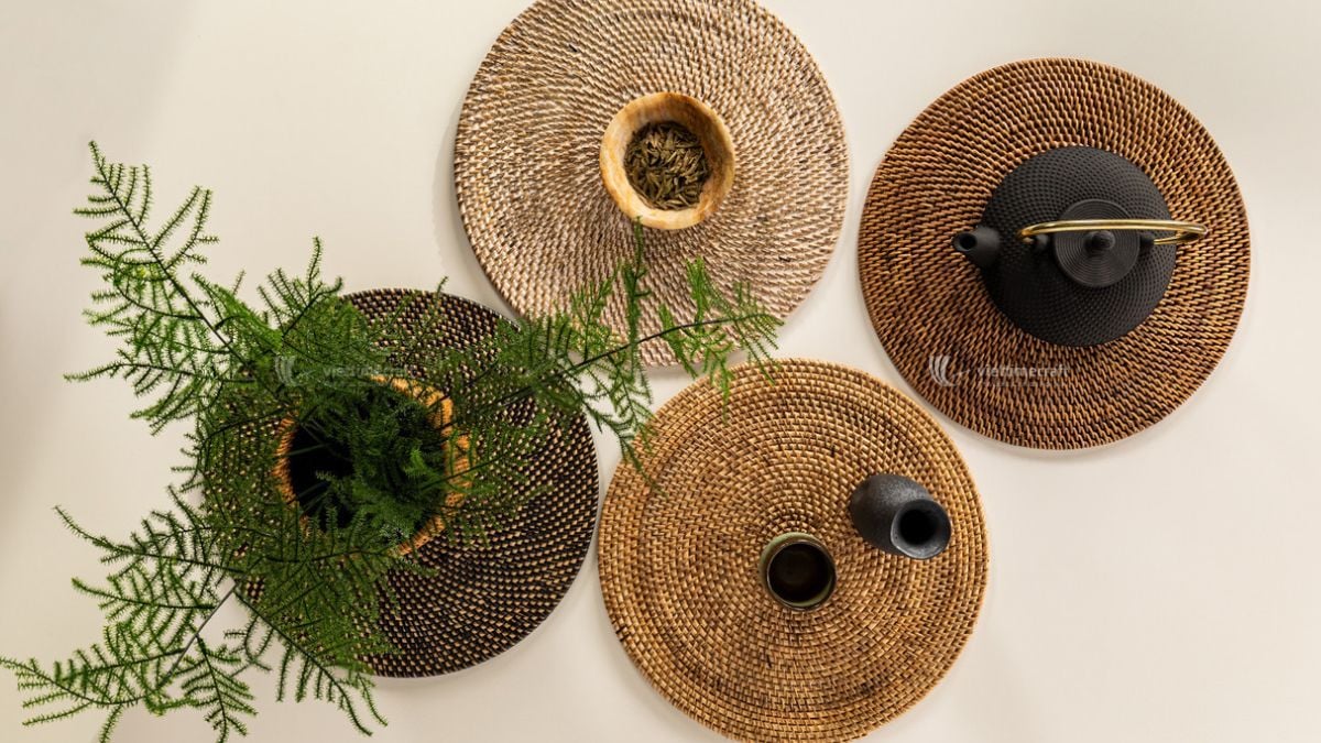 Woven Rattan Placemat Wholesale Vietnam Manufcaturere