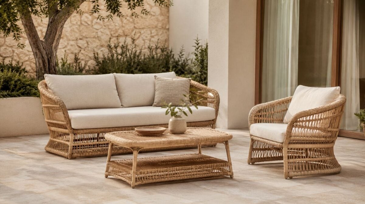 Mixed‑Material Designs Elevate Rattan Garden Furniture