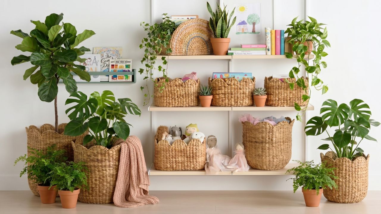 Water Hyacinth Storage Basket Wholesale Vietnam