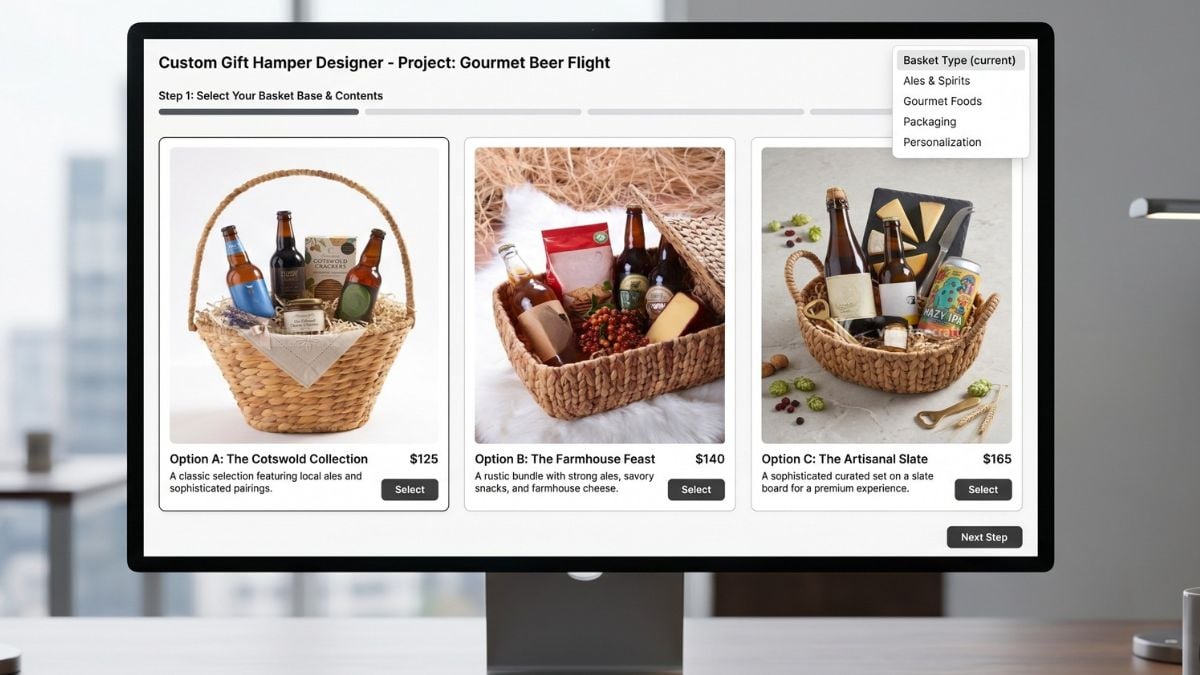 Customized water hyacinth hamper baskets made to buyer specifications