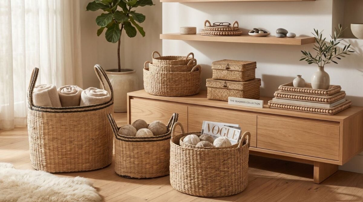 Wholesale Natural Seagrass Baskets I Viettimecraft