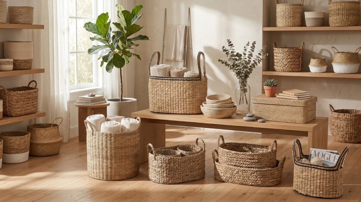 Viettimecraft's Natural Seagrass Baskets Collections