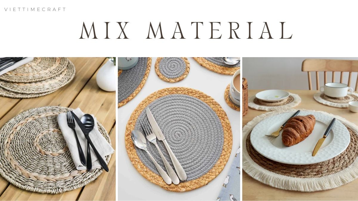Round Woven Placemat Wholesale From Vietnam