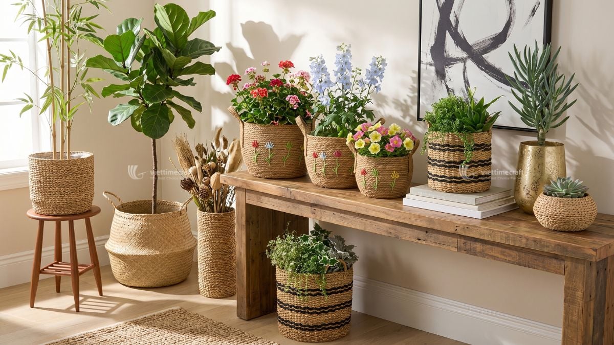 Woven Planter From Vietnam Wholesale