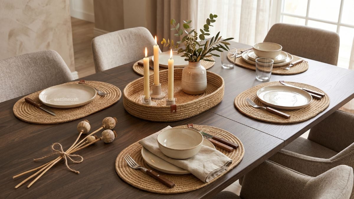 Sourcing Woven tableware Viettimecraft Manufacturer