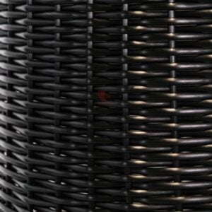 PE rattan planter measurements for residential and commercial use