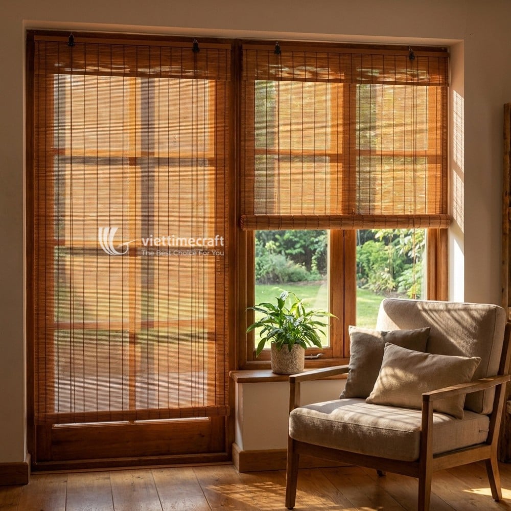 Bamboo Window Blinds I Viettimecraft