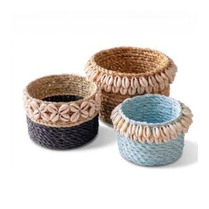 Round Water Hyacinth Basket I Viettimecraft