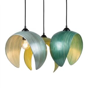 Spun Bamboo Lampshade I Viettimecraft