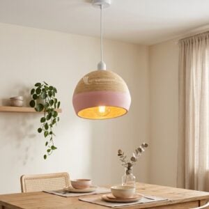 Spun Bamboo Lampshade I Viettimecraft