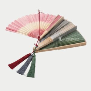 Handmade bamboo wall hanging fans for HORECA display wholesale