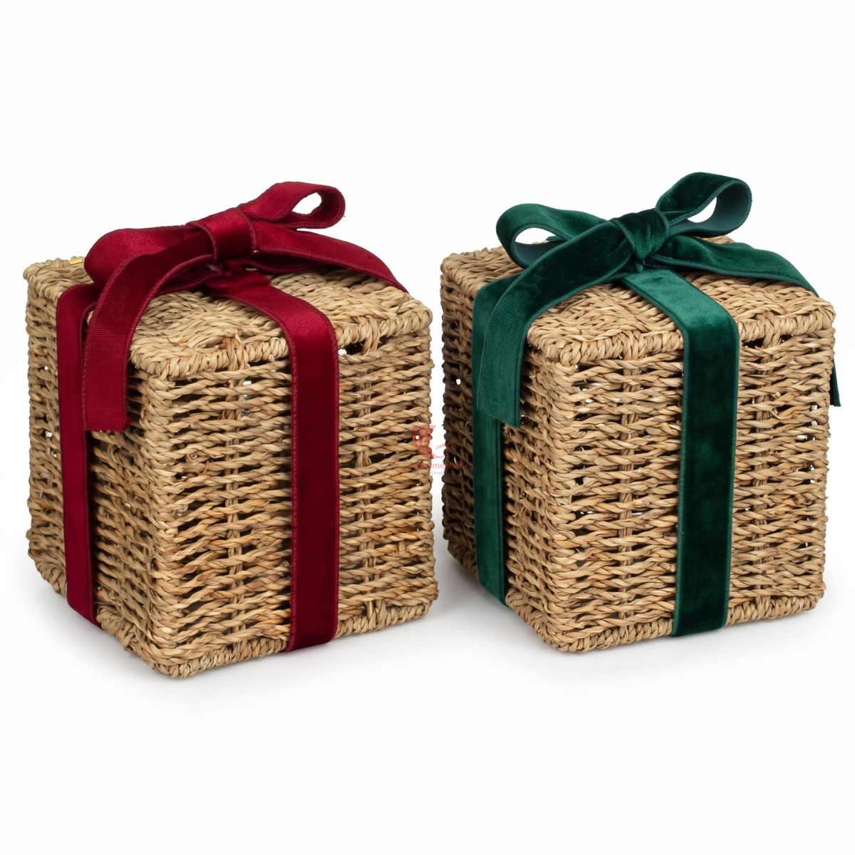 Seagrass box for Christmas Holiday, Gift Box, Decor Box Wholesale For HORECA