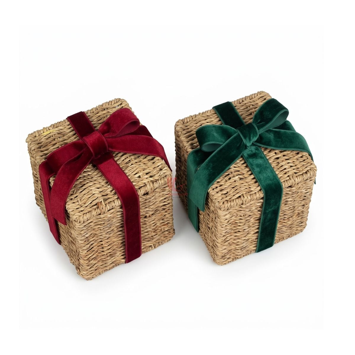 Seagrass box for Christmas Holiday, Gift Box, Decor Box Wholesale For HORECA